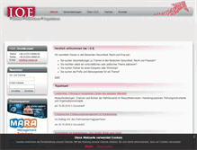 Tablet Screenshot of ioe-wissen.de